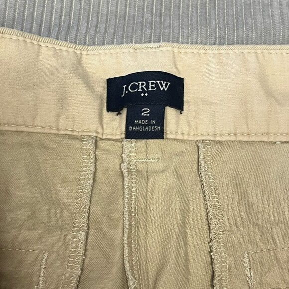 J.Crew Size 2 Khaki Shorts - Picture 3 of 5